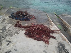 La Guàrdia Civil va intervenir dos peces de tresmall i set quilograms de peix el primer dia, i tres soltes i 23 quilograms de peix el segon dia.