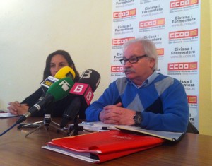 Ginés Díaz, durante la rueda de prensa. Foto: D.V.