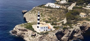 Faro de Portocolom, que podría convertirse en un hotel. Foto: Fars de Balears.