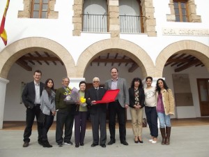 Hombomo, amb l'alcalde de Santa Eulària i familiars