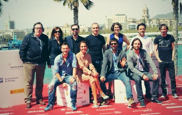 Photocall con los actores de 'Dioses y perros. Foto: Twitter Festival de Málaga.