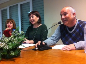 Albert Marí presentant a Francina Armengol. Foto: D.V.