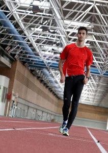 Marc Tur, en una de sus zonas de entrenamiento en Madrid. Foto: Lorena Portero