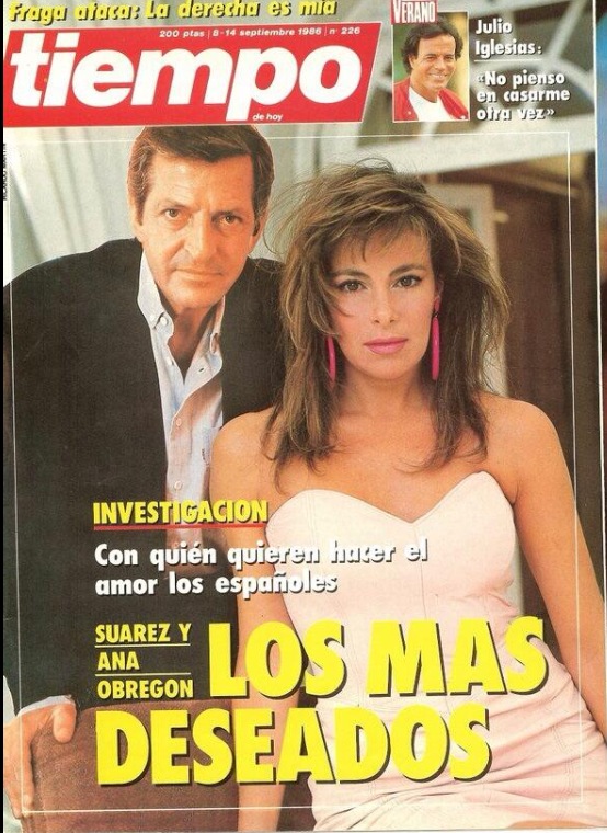 Maravillosa portada de la revista Tiempo. Año 1986.