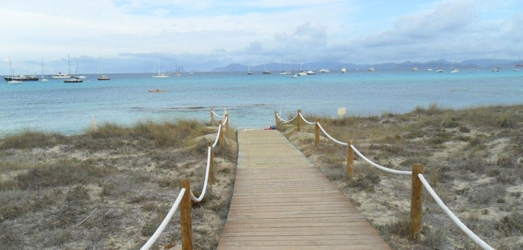 Passarel·la del Cavall d'en Borràs. Foto: Parc Natural de ses Salines.