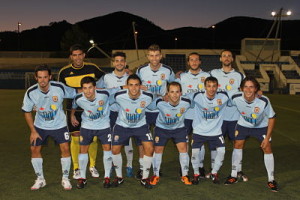 Un once inicial del Portmany de esta temporada. Foto: útbol Pitiuso