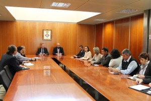 Imatge de la reunió que s'ha celebrat aquest matí. Foto: Consell Insular d'Eivissa.