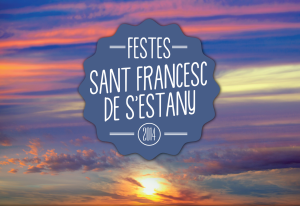 Cartel de las fiestas de Sant Francesc de s'Estany. 