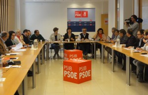 Imatge de l'Executiva del PSIB-PSOE. 