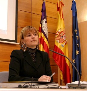 La eurodiputada y expresidenta del PP balear, Rosa Estarás. Foto: ARA Balears.