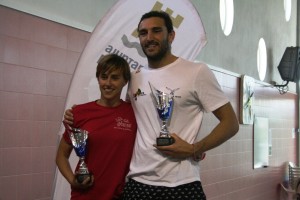 Susana Sevillano y Marc Perelló, los mejores nadadores del Trofeo Ciutat d'Eivissa. Fotos: C. V.