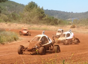 Una competición de autocross disputada en el circuito de sa Coma.