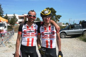 Josep Betalú e Ibon Zugasti son los nuevos líderes de las Vuelta a Ibiza en Mountain Bike. 