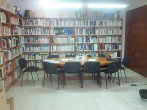 Biblioteca de l'IEE. Foto: V.R.