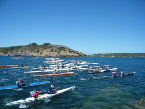 Un momento de la prueba disputada en aguas menorquinas