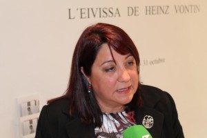 Lina Sansano, durante la presentación