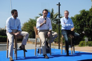 Los tres oradores: Marí Bosó, Bauzá y Serra. Foto: D.V.