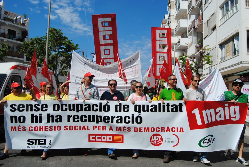 Cabecera de la manifestación. Foto: D.V.