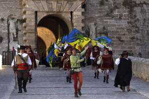 Inauguración de la Fiesta Medieval que conmemora la declaración de Eivissa como Parimonio de la Humanidad del pasado año. Foto: Joan Costa