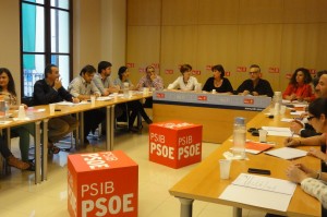 Imatge de la reunió de la Comissió Executiva del PSIB-PSOE.