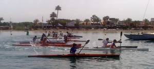 Salida de una de las pruebas disputadas este domingo en la Playa de s'Arenal.