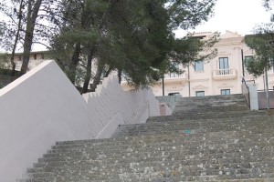 Estado actual de la zona adyacente a la UIB. Foto: Ajuntament d'Eivissa.