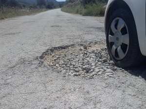 Un dels sots del camí des Regeró. Foto: PSIB-PSOE.