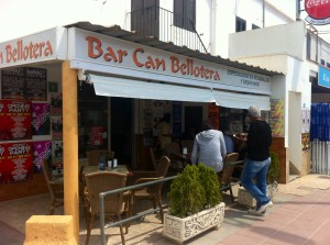 Bar Can Bellotera, donde 'Pep de ses Eres' se tomaba su café cada mañana. Foto: D.V.