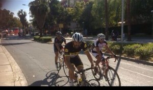 Imagen del mundial de ciclismo para policías locales, en el que tomó parte Vicente Moreno