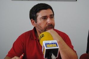 Javier Couso durante su intervención.