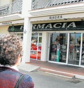 Imagen de la farmacia de José Ramón Bauzá en Marratxí. Foto: ARA Balears.