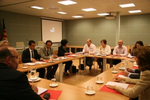 Una imatge de la reunió del Pla d'Ocupació. Foto: CAIB.