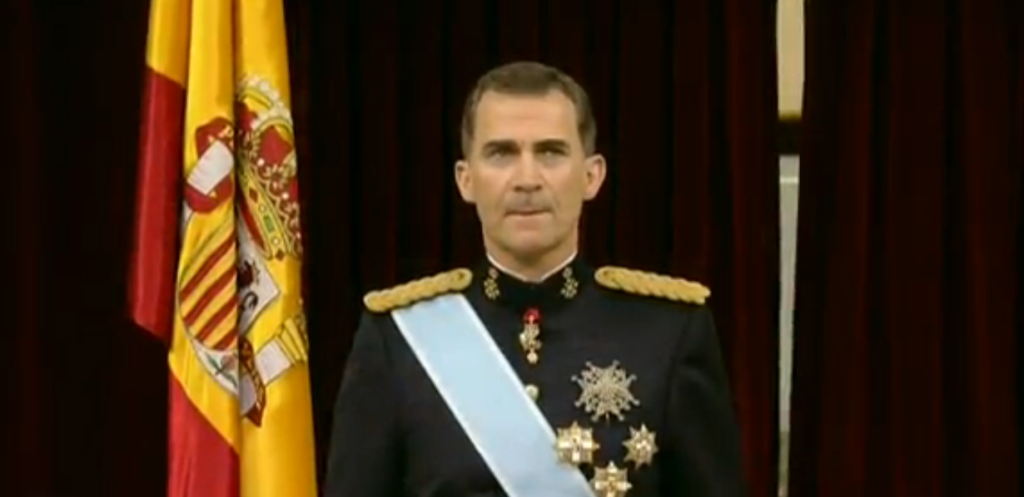 Felipe de Borbón y Grecia, convertido ya en Felipe VI.