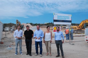 Imatge de la presentació oficial de les obres de la deixalleria. Foto: Consell Insular de Formentera.