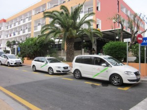 El Ayuntamiento de Sant Josep ha habilitado una parada de taxis.