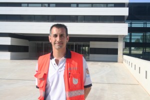 Ángel Crespo, coordinador del 061 en Eivissa y Formentera, delante de las nuevas instalaciones.