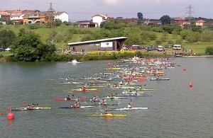 Salida de una de las pruebas disputadas en Asturias