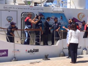 El embarjador de Kuwait, Sulaiman Al Harbi, es recibido en Marina Ibiza.