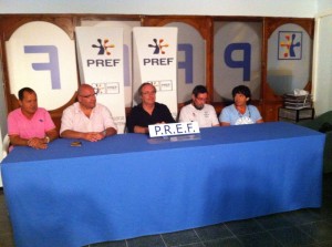 Imagen de la rueda de prensa del Comité de Dirección del PREF. Foto: M.V.