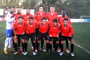 Once inicial de la SD Formentera en el partido amistoso frente al San Rafael. Fotos: C. V. 