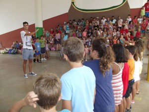 Marc Tur, a l’Escola d’Estiu Municipal