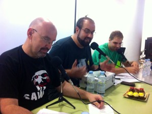 Lluís Ferrer, Álex Berlanga e Ismael del Valle, los responsables de Supercultura Freak Chow. Foto: D.V.