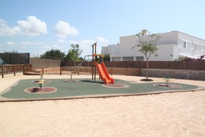 Una imagen del nuevo parque infantil. Foto: Ajuntament de Sant Josep.