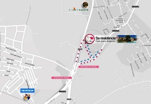 Plano del nuevo acceso de entrada y salida a Sa Residència-Casa para mayores.