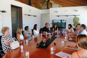 Los técnicos del Ayuntamiento de Ibiza se reunieron con los representantes de Unicef.