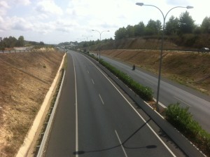 Imagen de la carretera de Sant Antoni. Foto: D. V. 