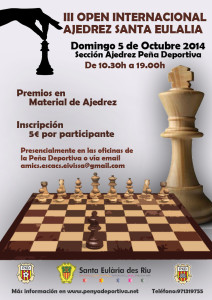 En la imagen, el cartel del torneo. 