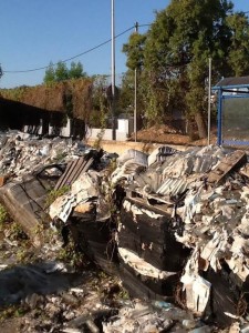 Imatge de la fàbrica abandonada. Foto: PSOE-Pacte