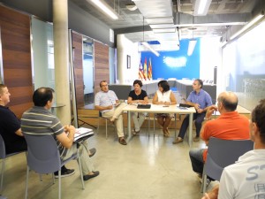 Imatge de la reunió. Foto: Ajuntament de Sant Antoni.