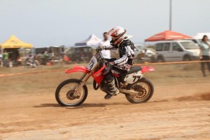 Samuel, ganador de la prueba de 85cc